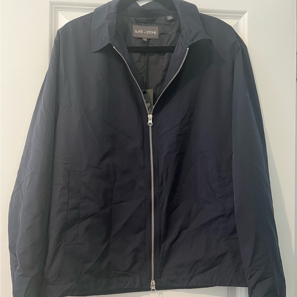# 47 NWT | SLATE & STONE | NAVY BLUE WINDBREAKER | SIZE M - Picture 1 of 3